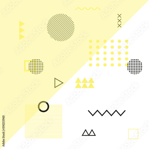 Abstract modern geometric colored background