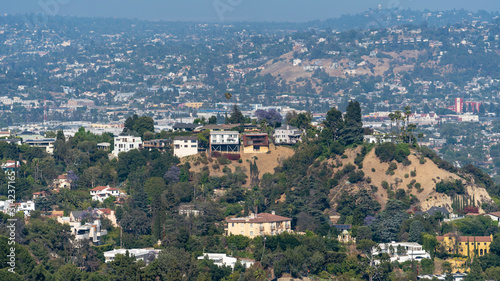 Hollywood hill buildings, California, los angeles
