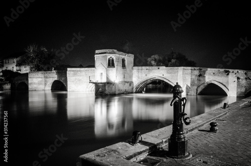 St Ives Bridge (Black & White)