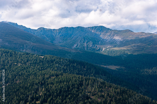Nockberge in Kärnten, Blick Richtung Lattersteig und Gurksprung