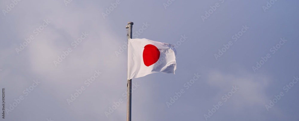 風に揺れる国旗 Stock Photo | Adobe Stock