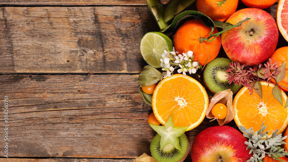 assorted of fruit, orange- kiwi-lemon- grapefruit and apple assorted of fruit, orange- kiwi-lemon- grapefruit and apple