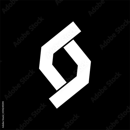 S, LSJ, LSL, SO, LSO, LOJ, LOL initial geometric company logo and vector icon photo