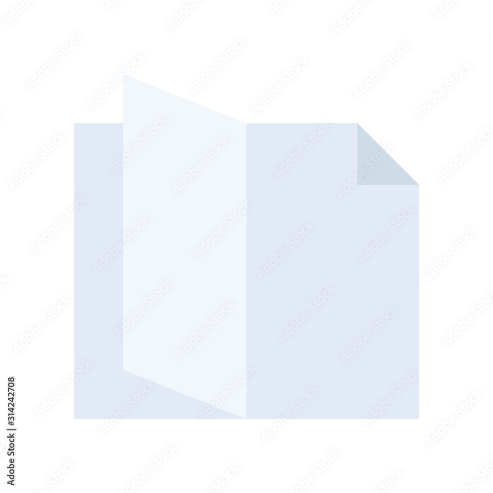 Open book vector illustration, flat style icon Open book vector illustration, flat style icon
