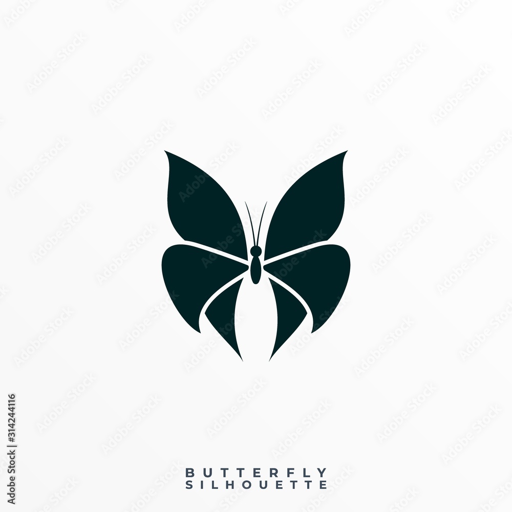 Butterfly Elegant Illustration Vector Template Butterfly Elegant Illustration Vector Template
