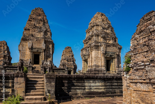 East Mebon temple in the Angkor Wat complex in Siem Reap  Cambodia.