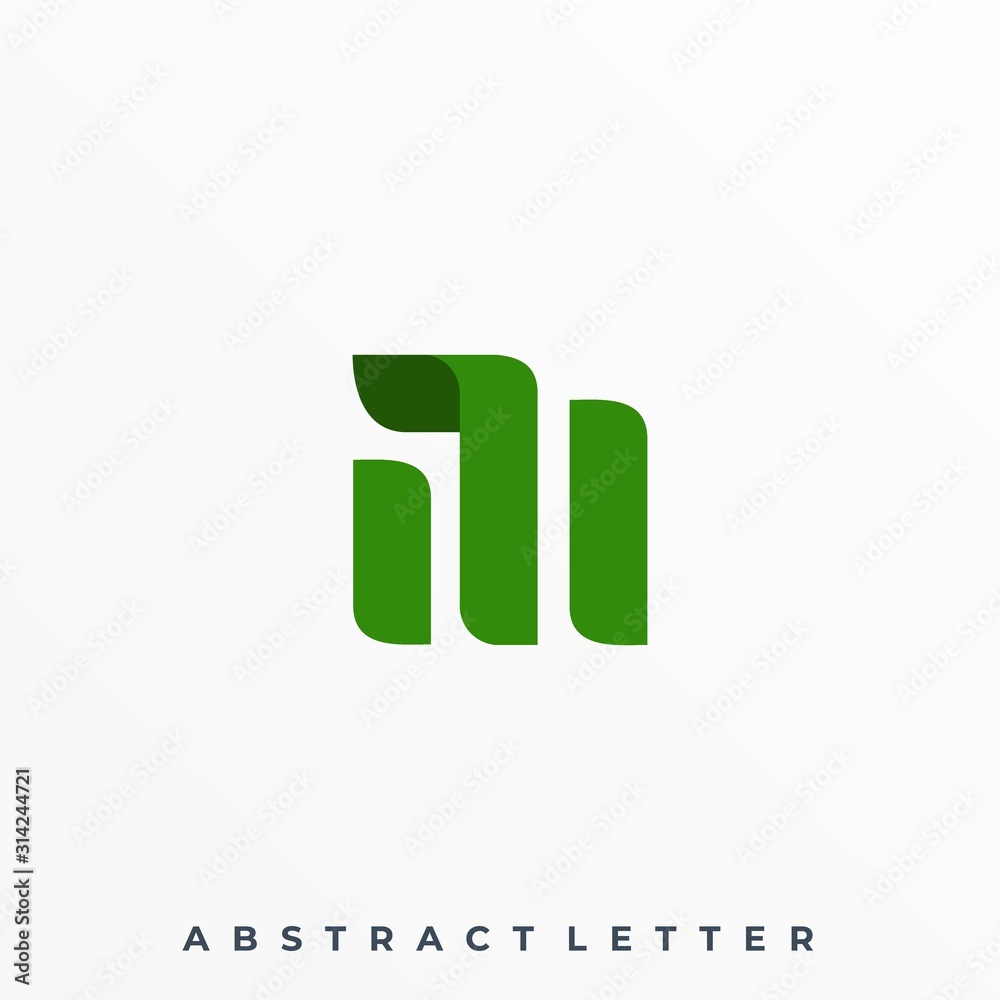 Abstract Letter Illustration Vector Template Abstract Letter Illustration Vector Template