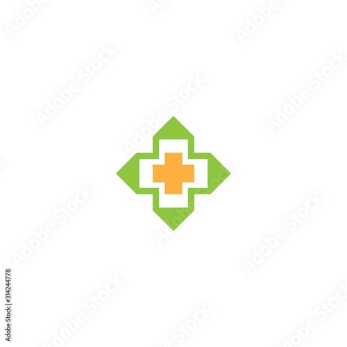 Free Download Medical cross logo template vector icon design - GFXLoad