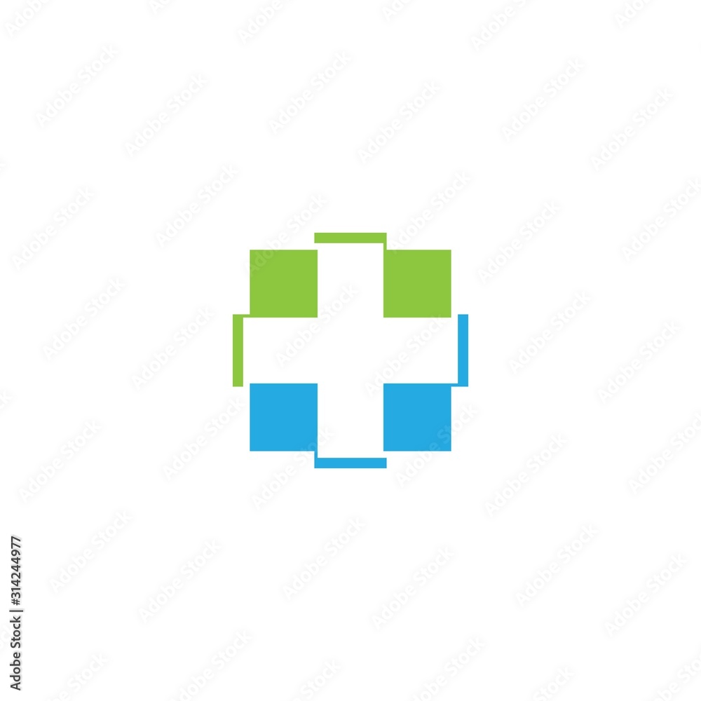 Medical cross logo template vector icon design Medical cross logo template vector icon design