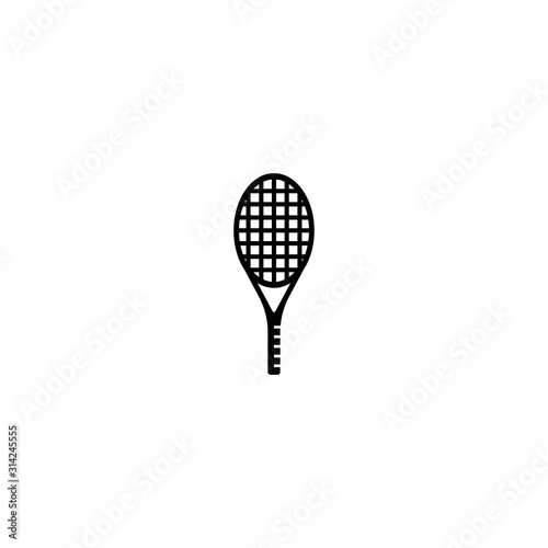 Racket logo vector icon design