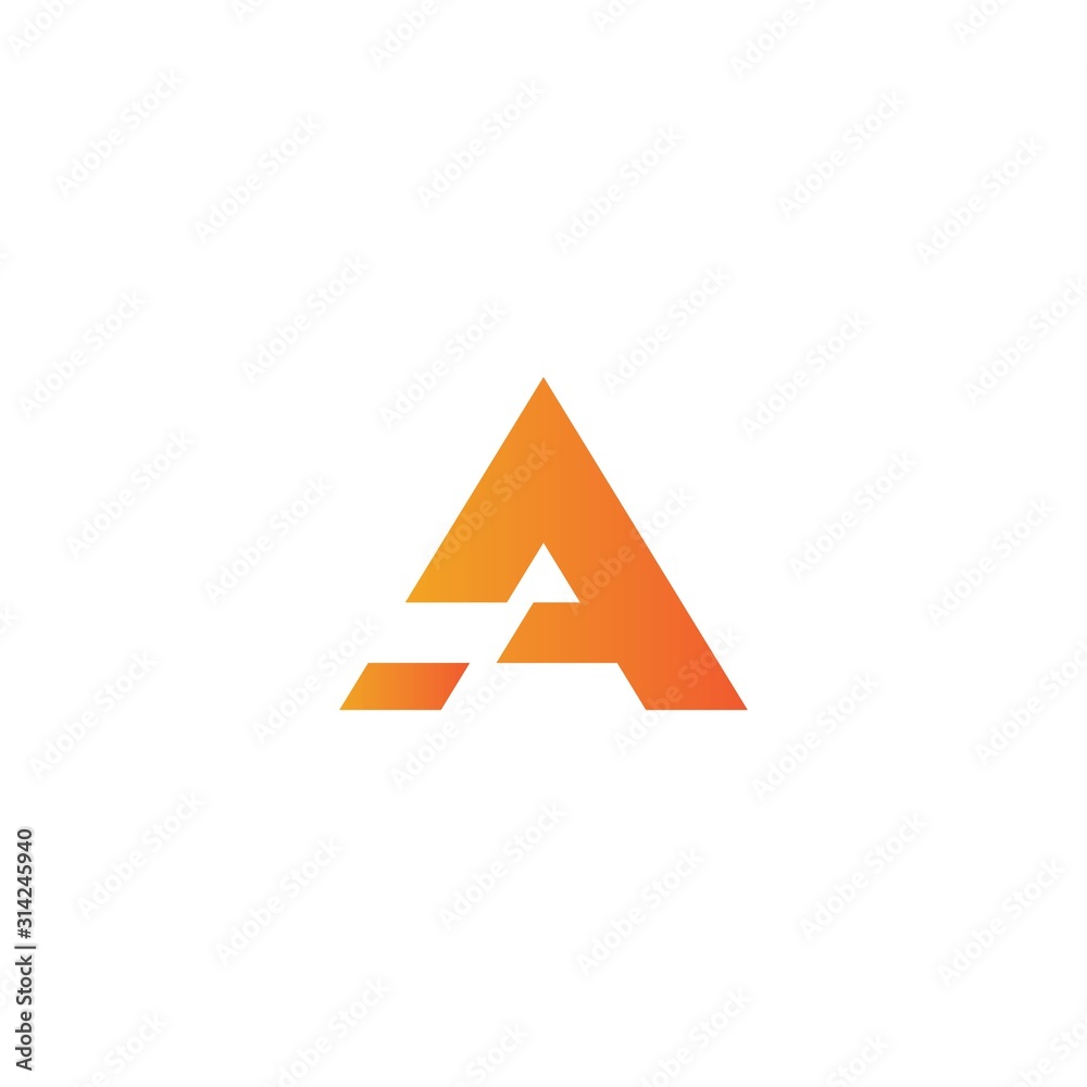 A Letter logo business template vector icon A Letter logo business template vector icon