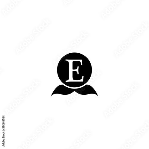 E Letter logo business template vector icon