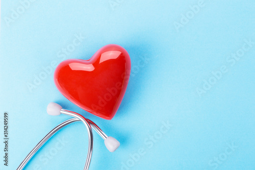 Stethoscope with heart shape