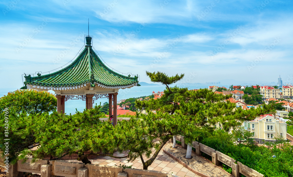 German-style historical buildings in Qingdao, China.