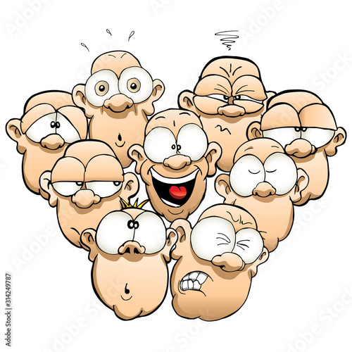 emotions and expression faces