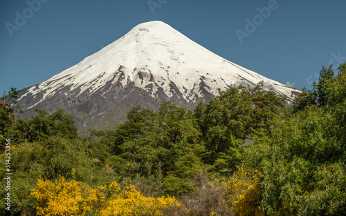 Vulkan Osorno bie Puerto Montt