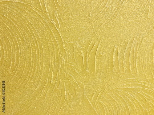 Decorative yellow cement wall background