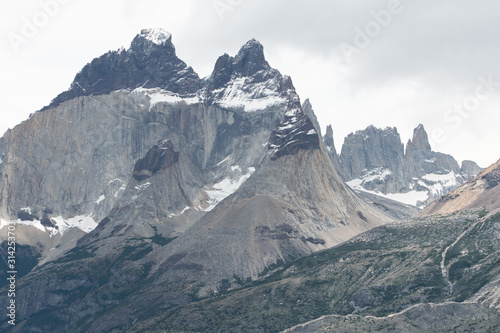 Berge Torres del Paine mit den 3 Türmen