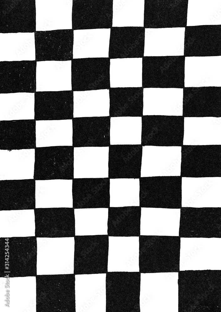 Fototapeta premium black and white checkered background