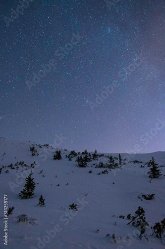 Tatra mountains at night - Gąsiennicowa Valley