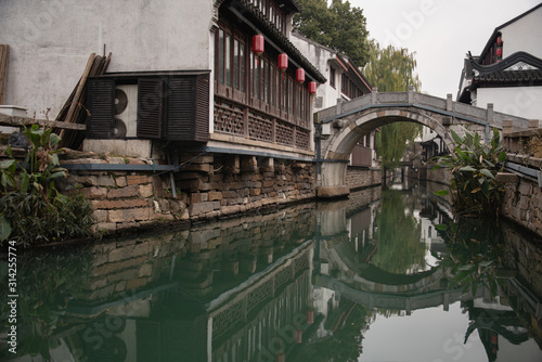 Image of Suzhou,Jiangsu,China.Suzhou is a historic city in China,so it has lot of historic building,literature,art.Also famous for waterways.