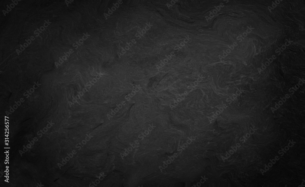 Naklejka premium Illustration dark grey black surface graphic, or marble texture abstract background.