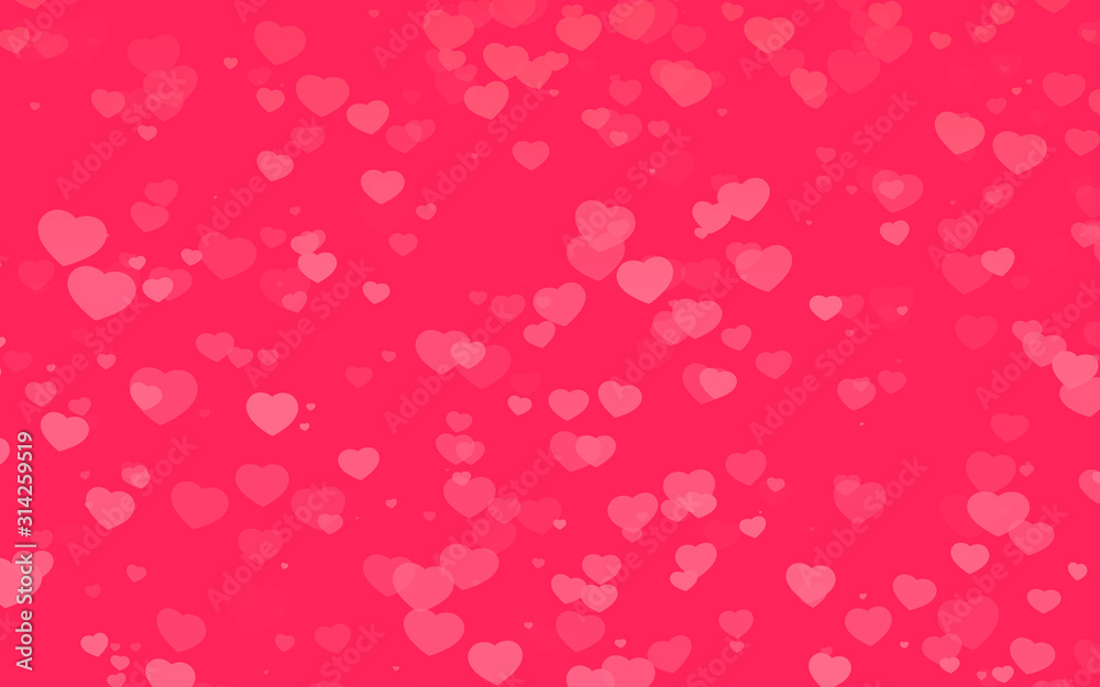 Valentine day pink hearts on pink background. Valentine day pink hearts on pink background.