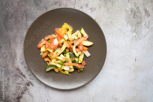 Tomato Squash Salad