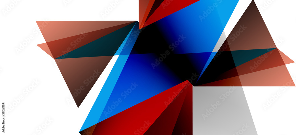Triangle geometric background in trendy style on light background. Retro vector illustration. Colorful bright. Trendy modern style. Vector business illustration. Triangle geometric background in trendy style on light background. Retro vector illustration. Colorful bright. Trendy modern style. Vector business illustration.
