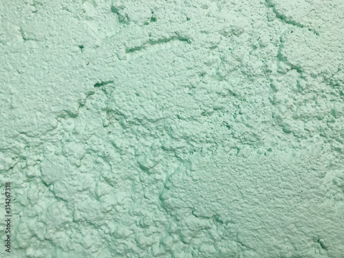 Decorative green cement wall background
