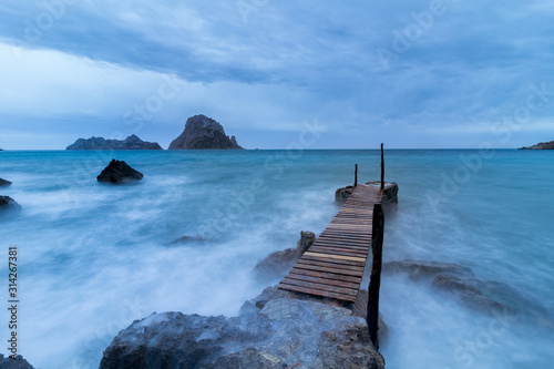 A storm brews around Ibiza s magical Es Vedra island