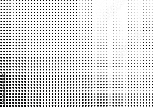 Abstract halftone dotted background. Monochrome pattern with dot and circles. Vector modern futuristic texture for posters, sites, business cards, postcards, interior design, labels and stickers.