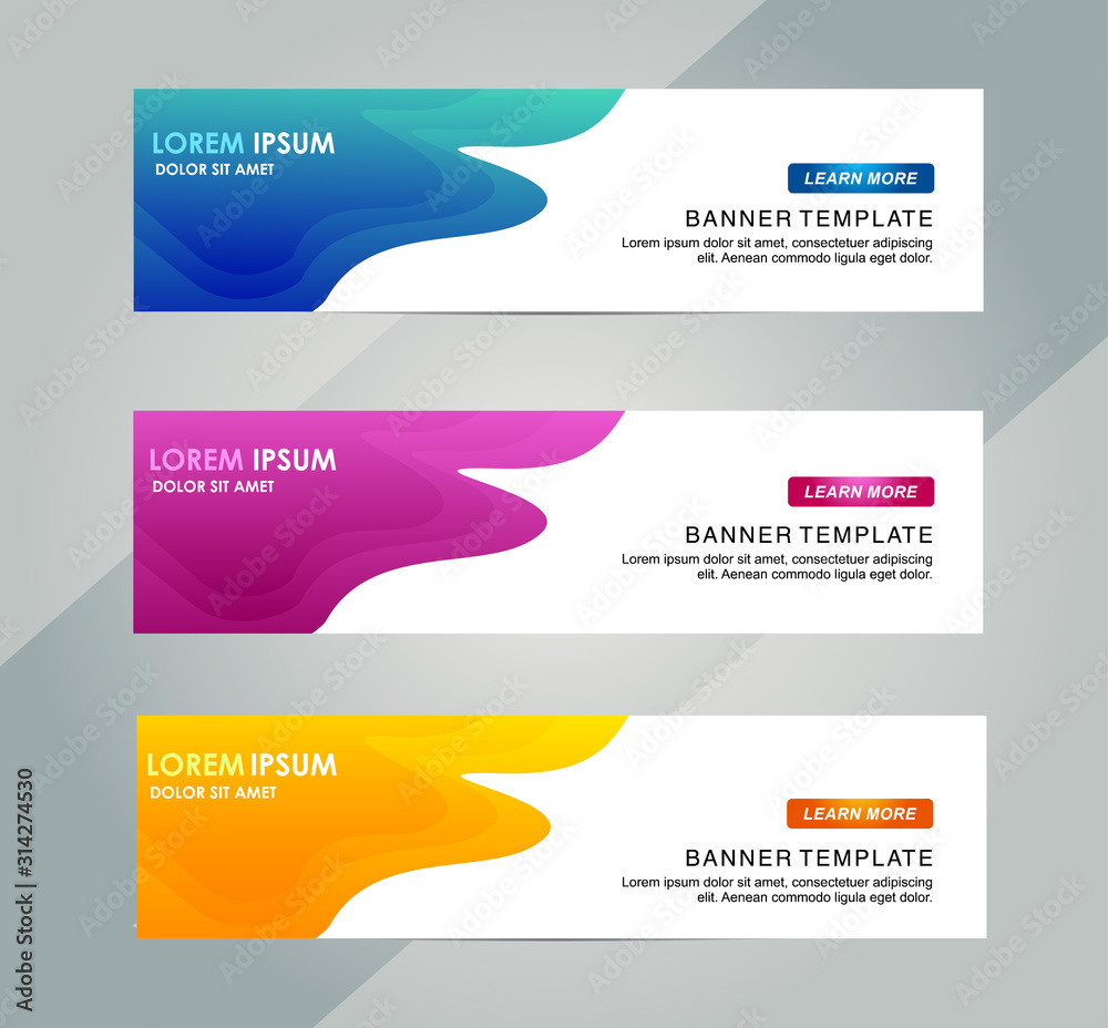Creative Abstract Web banner design background or header Templates Creative Abstract Web banner design background or header Templates