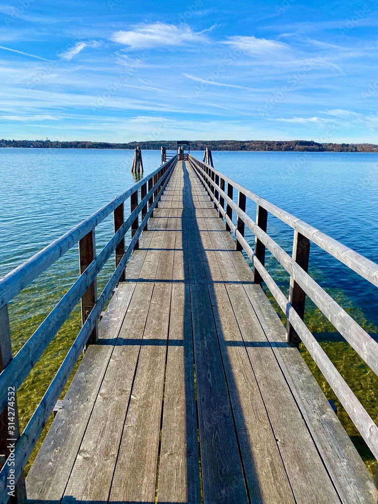 pier on the lake