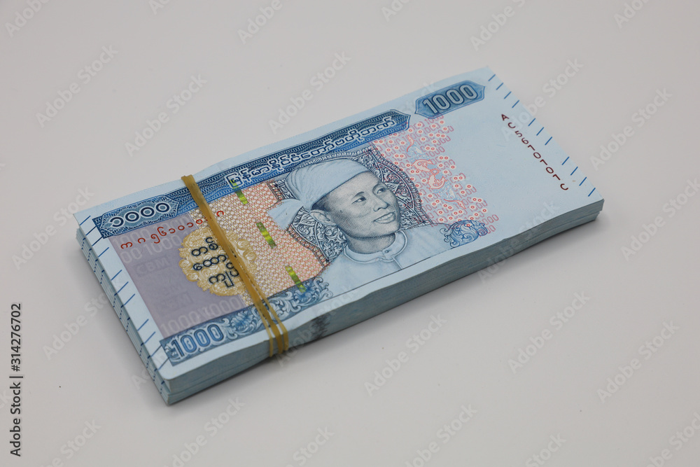 MANDALAY/MYANMAR - 07th January, 2020 : Myanmar Kyats Banknote, Money, Kyat Currency in Myanmar. MANDALAY/MYANMAR - 07th January, 2020 : Myanmar Kyats Banknote, Money, Kyat Currency in Myanmar.
