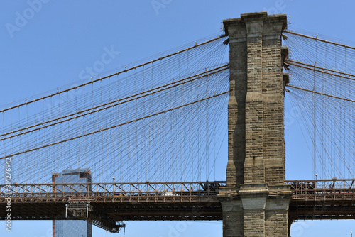Brooklyn Bridge, New York City, United States (fragment)