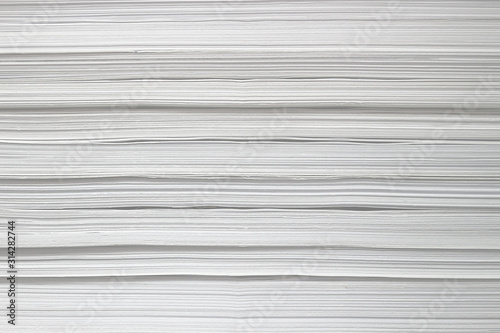 stack of white paper for print or text or as background 
