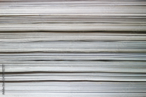 stack of old brown paper for printing or text