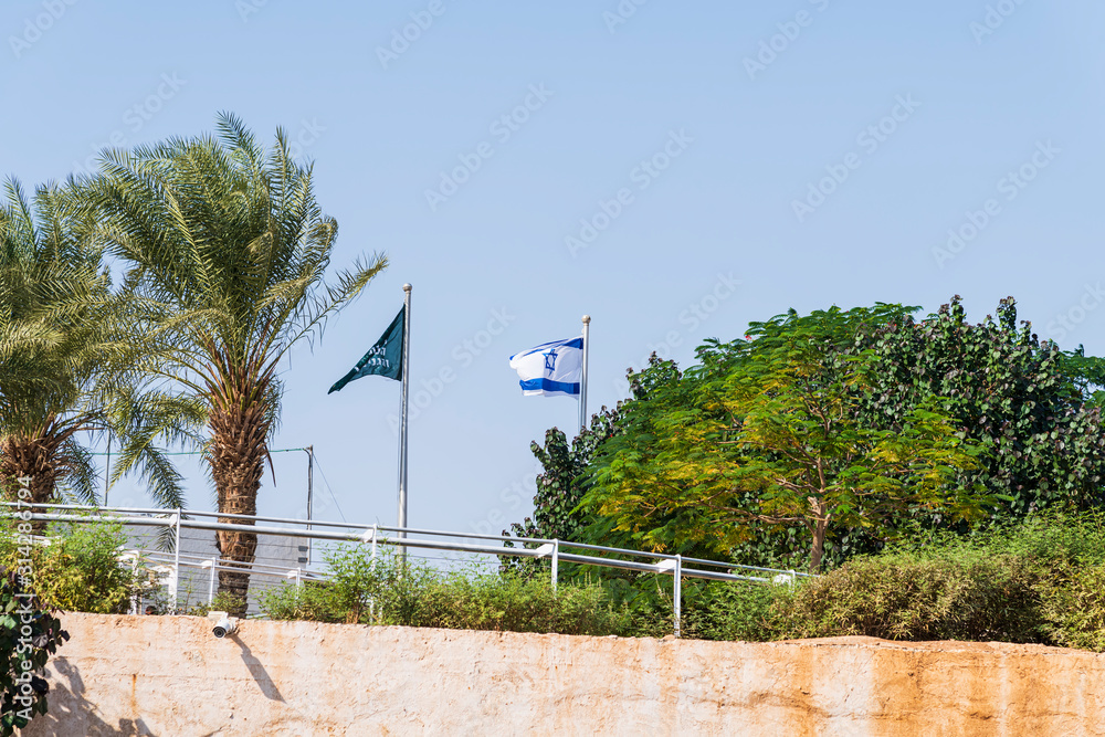  Jordan River on the Border of Israel 