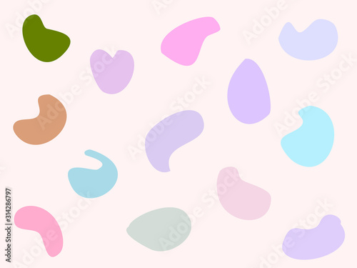 Cute abstract vector for background