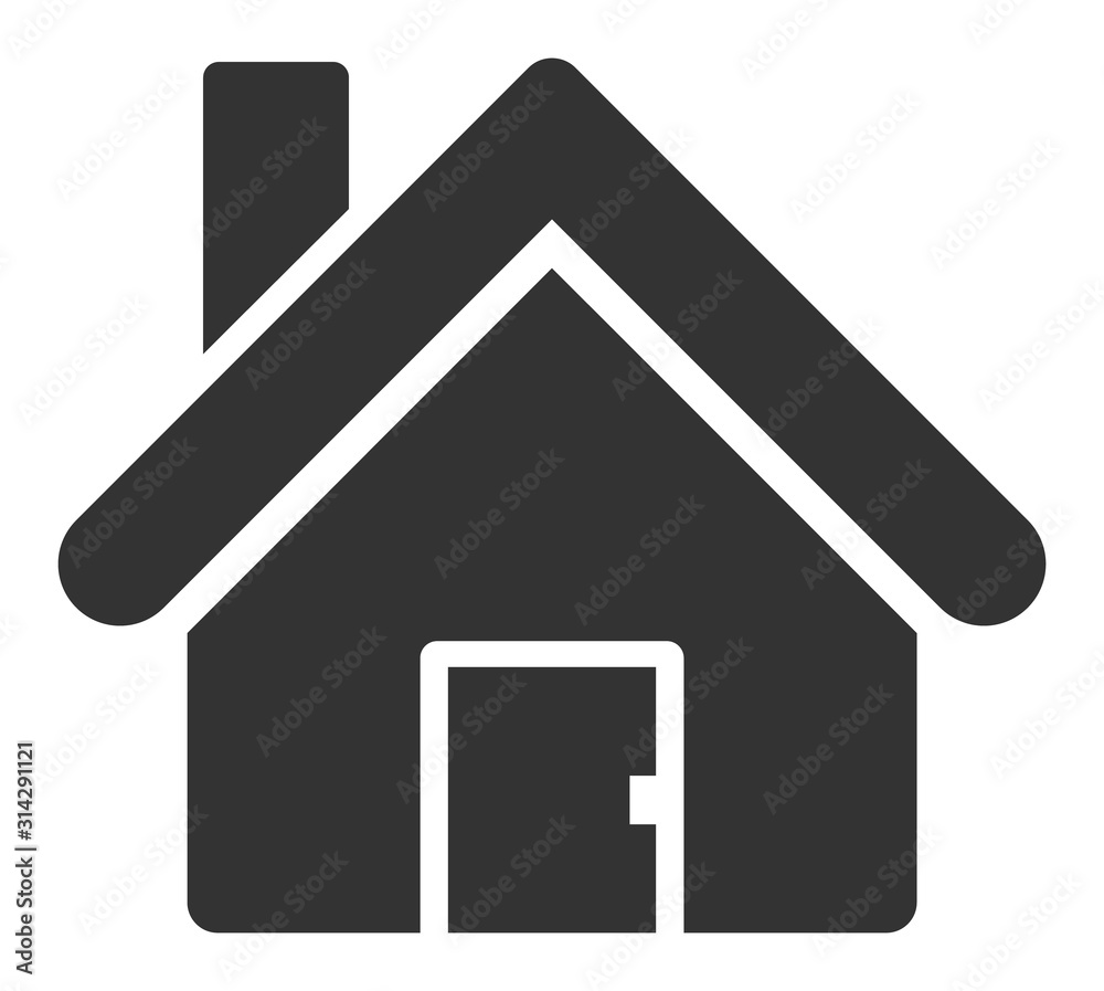House vector icon. Flat House symbol is isolated on a white background. House vector icon. Flat House symbol is isolated on a white background.