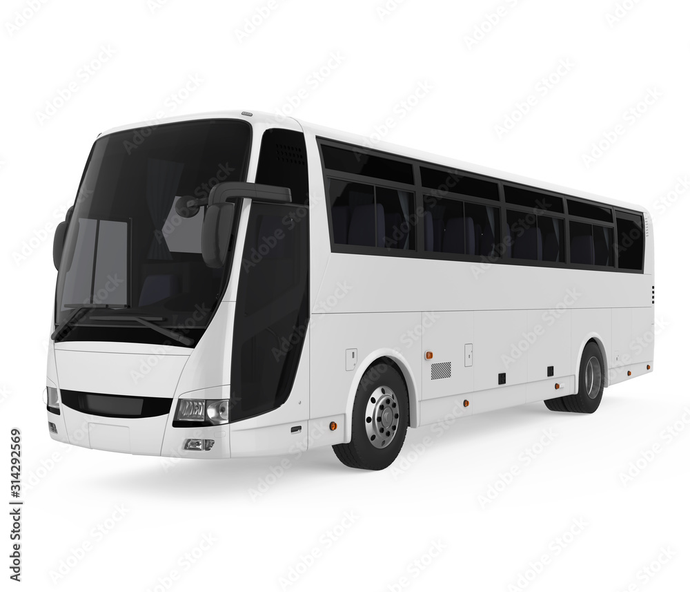 Coach Bus Isolated