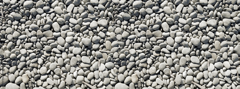 pebbles background. Banner texture - obrazy, fototapety, plakaty 