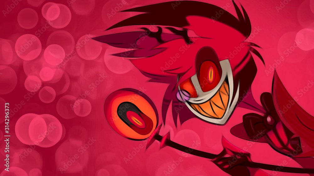 Alastor Hazbin Hotel Stock Illustration | Adobe Stock