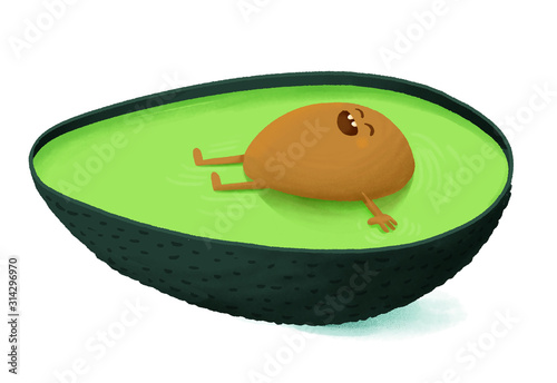 Chilling avocado (ID: 314296970)