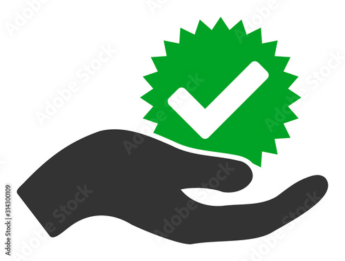 Tablou pe pânză True bonus vector icon