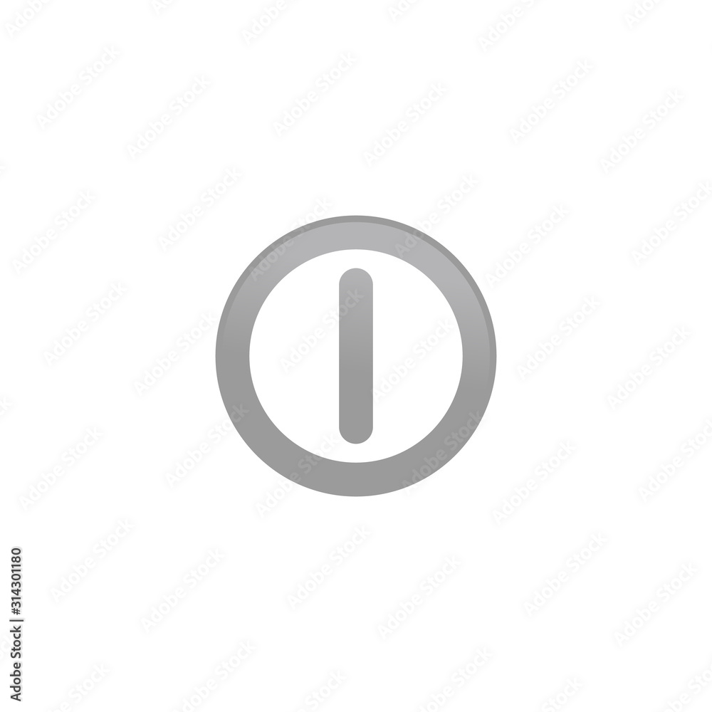 On Off switch - vector icon. Stock vector illustration On Off switch - vector icon. Stock vector illustration