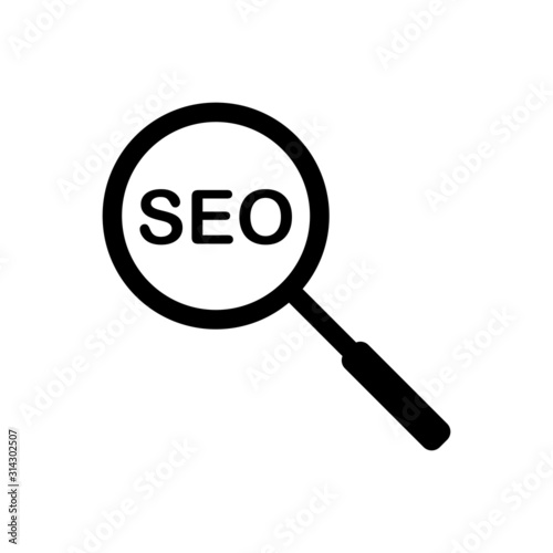 Search Engine Optimization SEO Icon Vector
