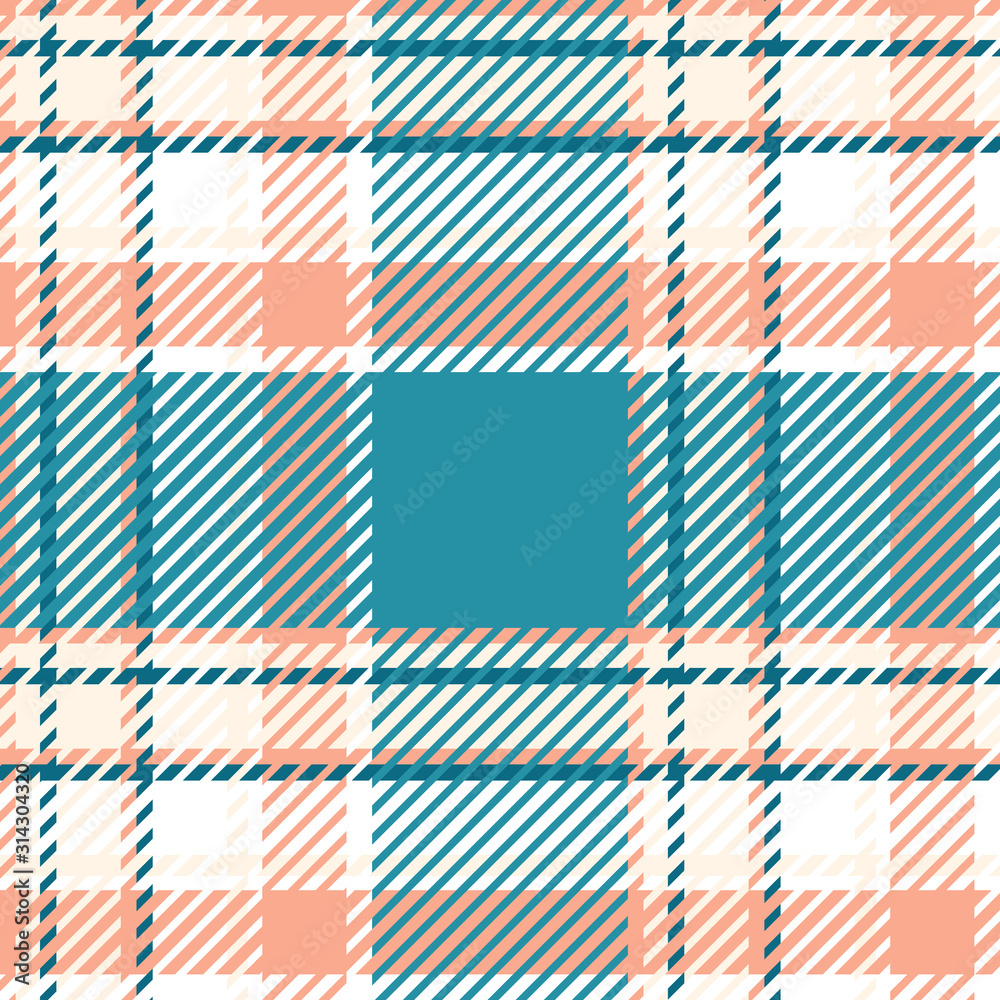 Plaid or tartan vector is background or texture in many color Plaid or tartan vector is background or texture in many color