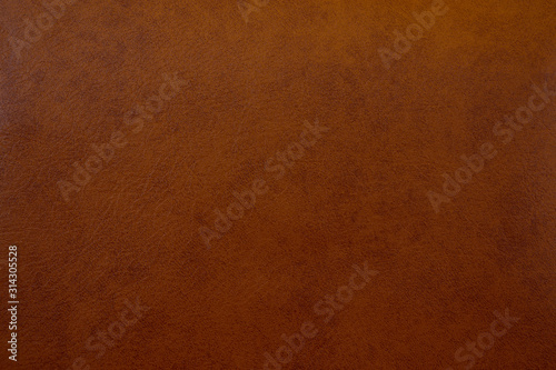 Brown leather texture background surface.
